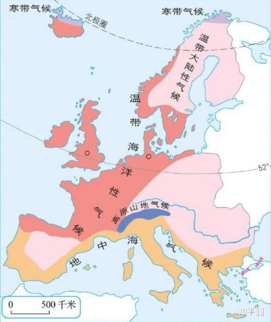 为什么西欧的温带海洋性气候降水总量并不多