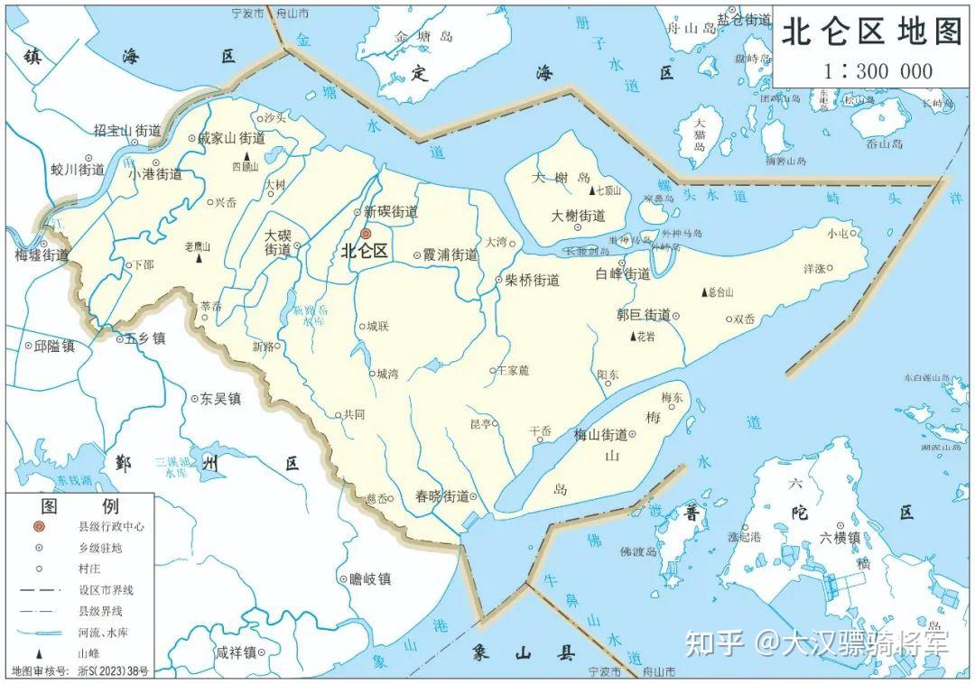 宁波市2023年版高清行政图(含海曙/鄞州/江北/镇海/北仑/奉化/象山/宁海县/余姚/慈溪10个县区) - 知乎