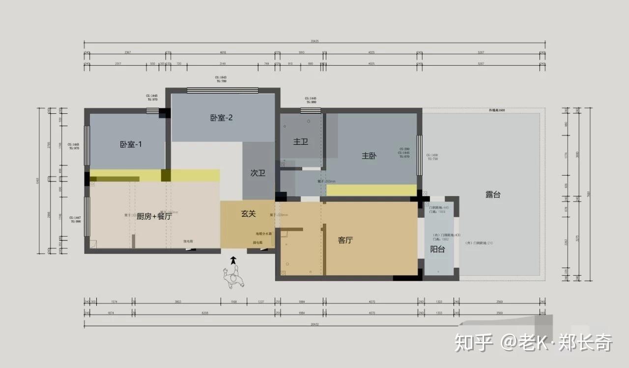 NO.1 | 平衡 | 老K户型优化攻略 - 知乎