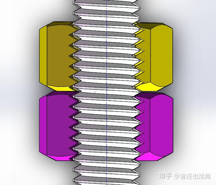 机械防松串联钢丝方向图片