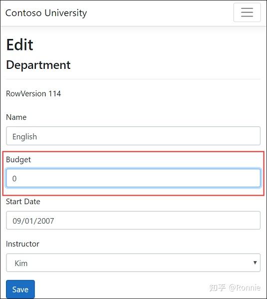 The database operation was expected to affect 1 row(s), but actually ...