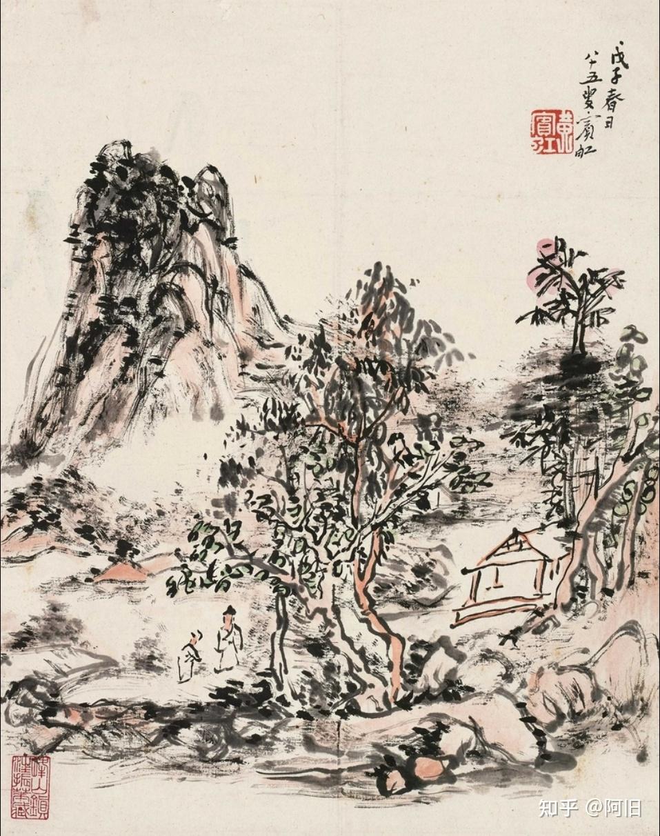 书画收藏| 黄宾虹笔下的花卉世界- 知乎