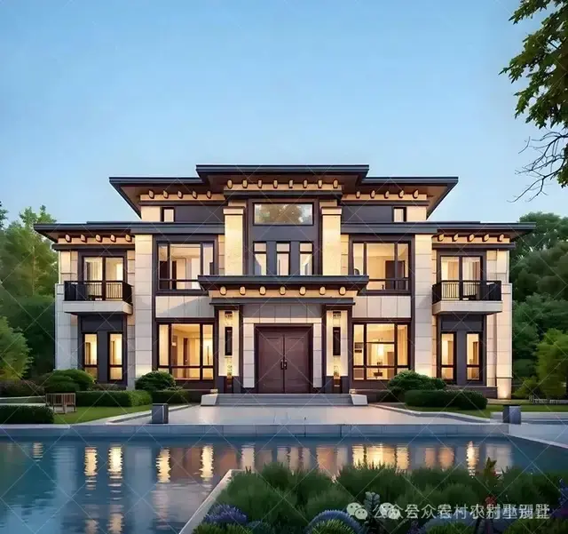 30款三层新中式别墅,外观沉稳庄重三层新中式自建房别墅 - 知乎