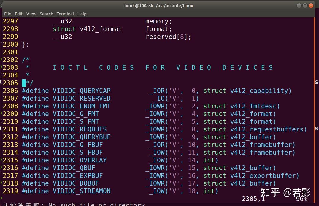 Video4linux2 Linux摄像头(v4l2应用)——获取摄像头一帧图像 - 知乎