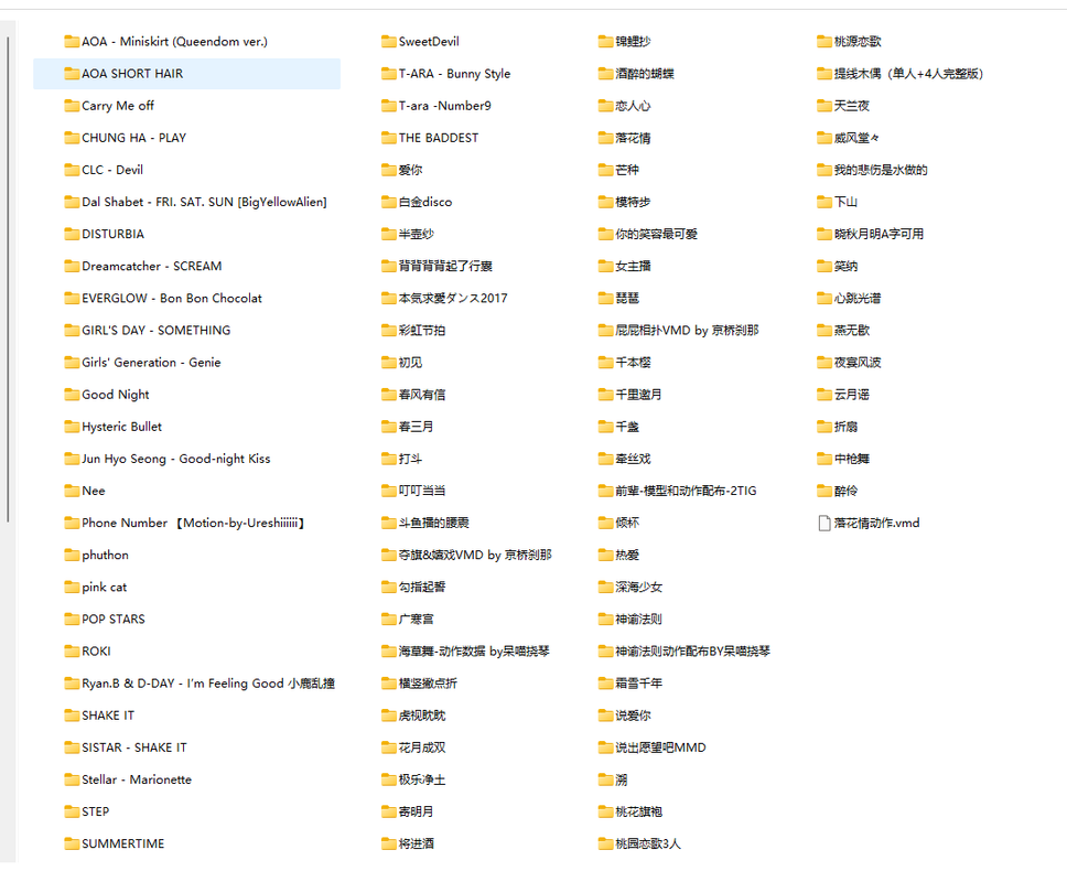 常见舞蹈动作整合 偏国风