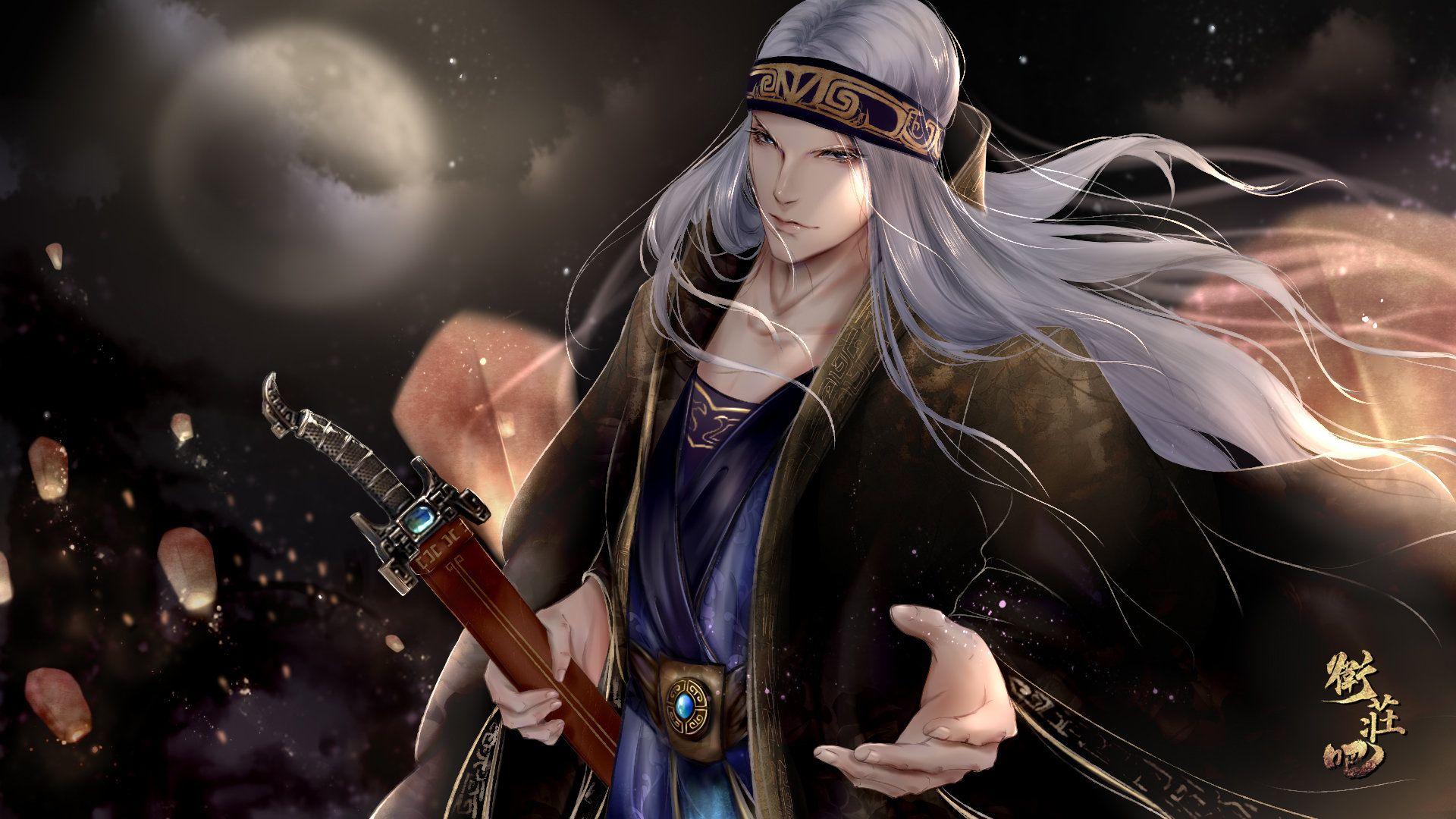 求问大家心里面的动漫银发男角色