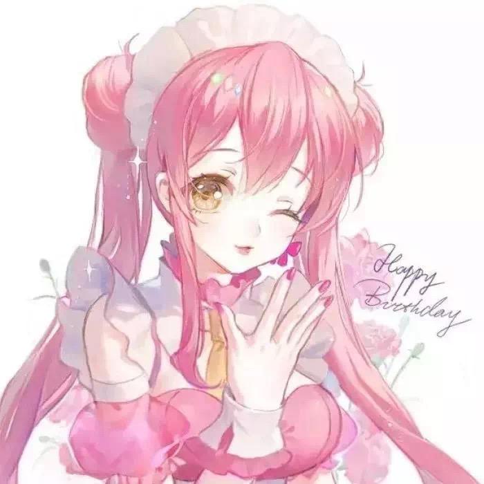 有没有可爱软萌偏粉的动漫头像要偏粉色系的简约的符合以上条件动漫