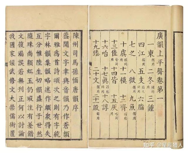 韵书2:中国古代韵书简介 - 知乎