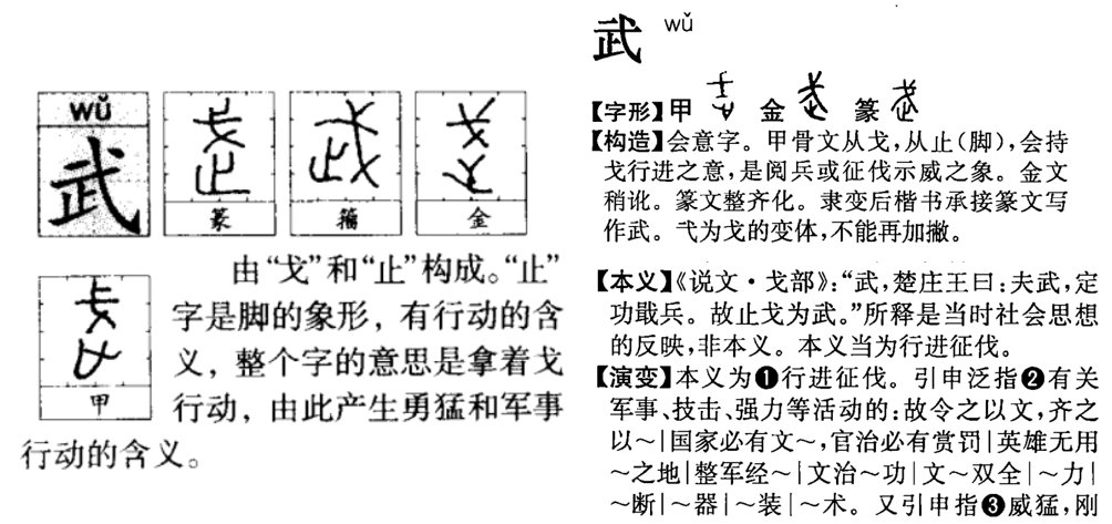 为什么说“武”是“止戈”,而不是“戈止”,即戈之所之,有戈处为武之意? - 知乎