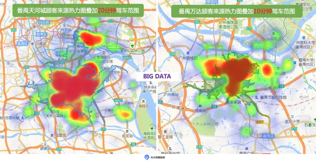 广州黄埔区人口热力图图片