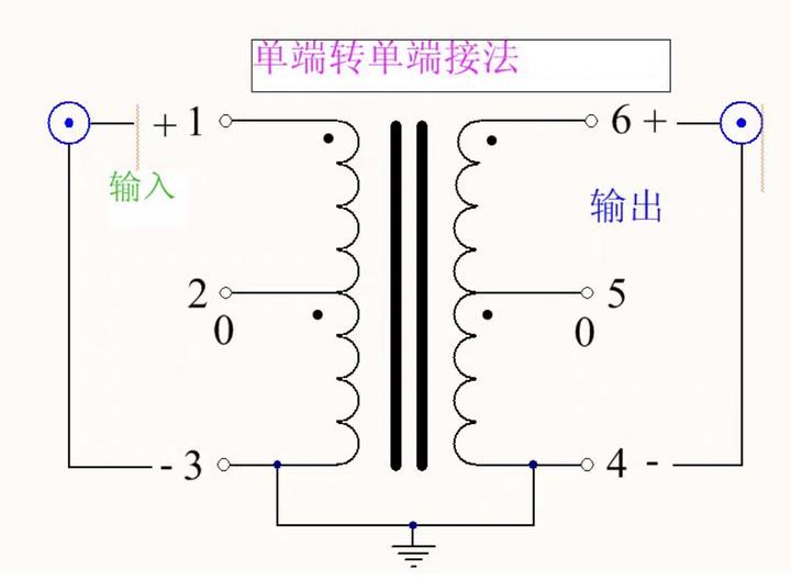 隔离变压器接线图图片