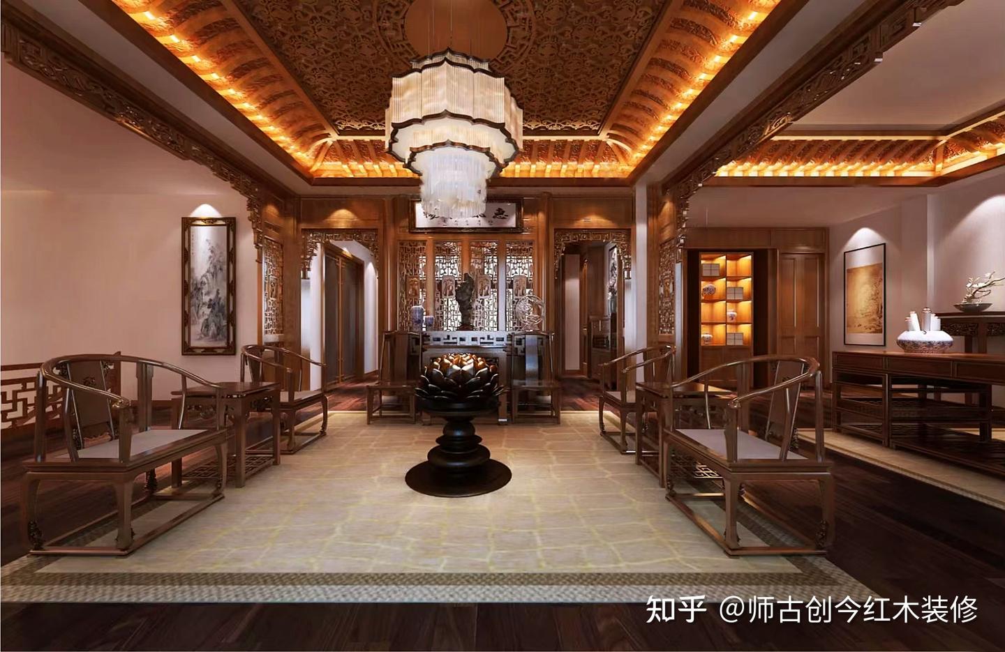 中式红木整装,有着它自身的魅力 - 知乎