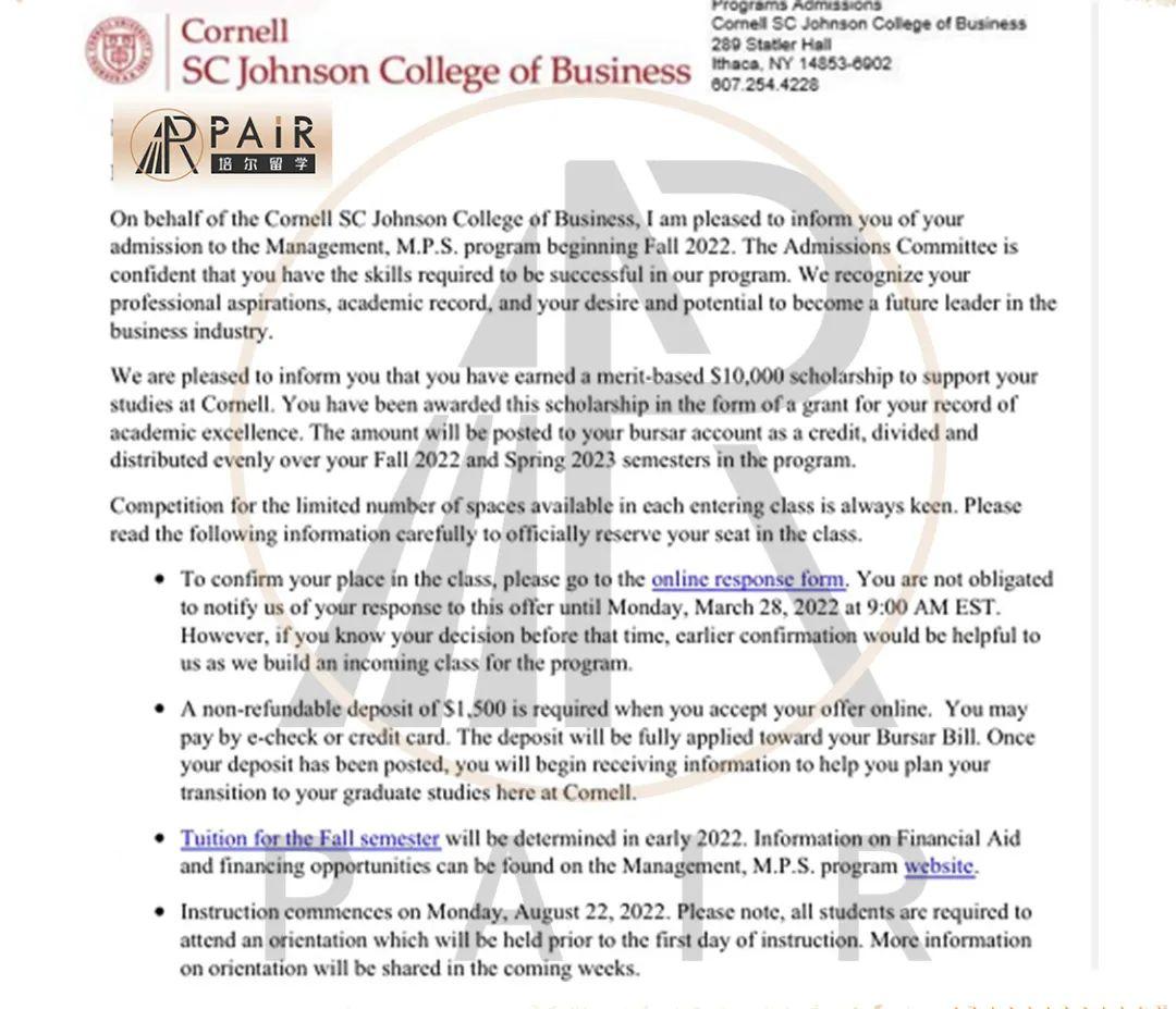 丰收季 | 金融/管理/BA单人录取：Duke+JHU+WUSTL+Cornell+... - 知乎