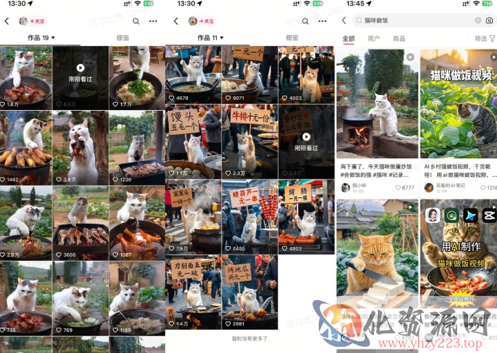 最近很火的爆款猫咪做饭视频拆解，小白一周涨粉2万，单条10万+播放(附保姆级教程)