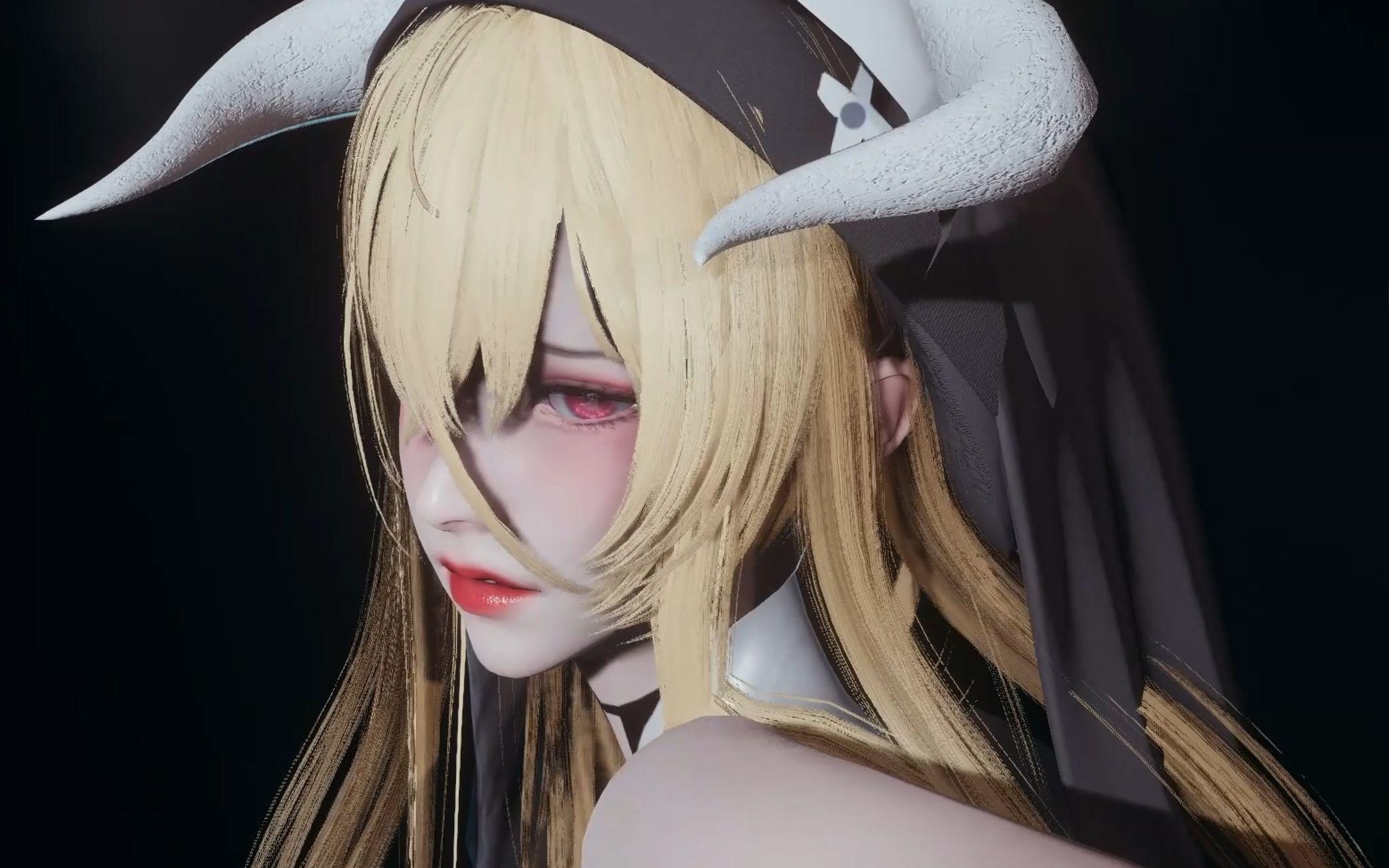 碧蓝航线-怨仇 修女人物卡 hs2