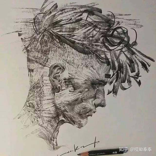 有没有素描头像微信头像推荐