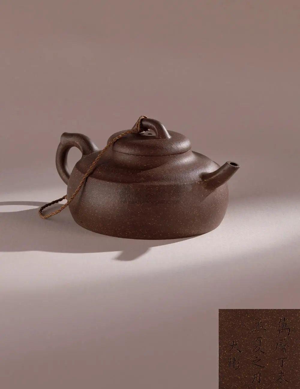 ZS415 古陶瓷器 紫砂壷 清時代の陶芸家 時大彬 「六方僧