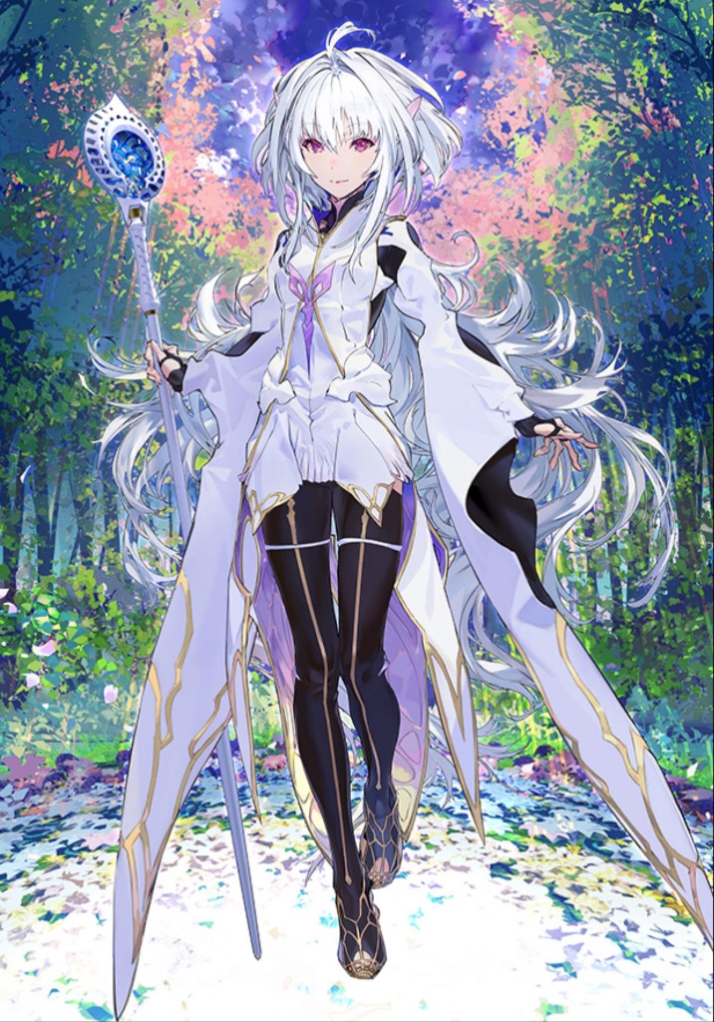 跪求fgo街机梅林女的立绘