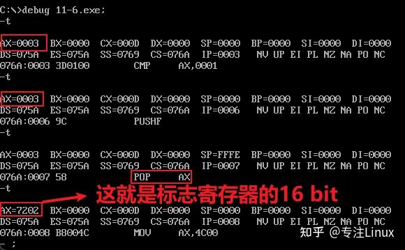 Pushf 【汇编语言】11-标志寄存器 - 知乎