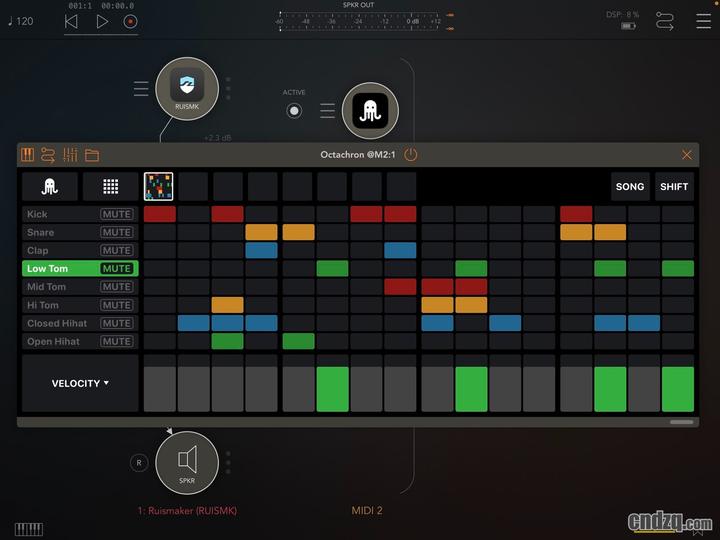 Ipad midi octachron 1 5 