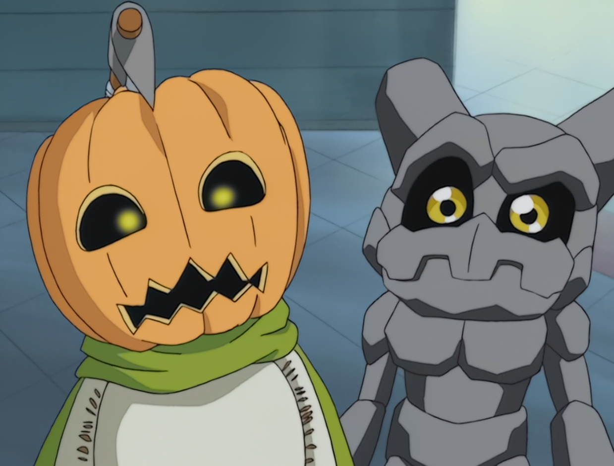 如果你是《数码宝贝大冒险》中的南瓜兽和矿石兽,在涩谷的那一晚会做