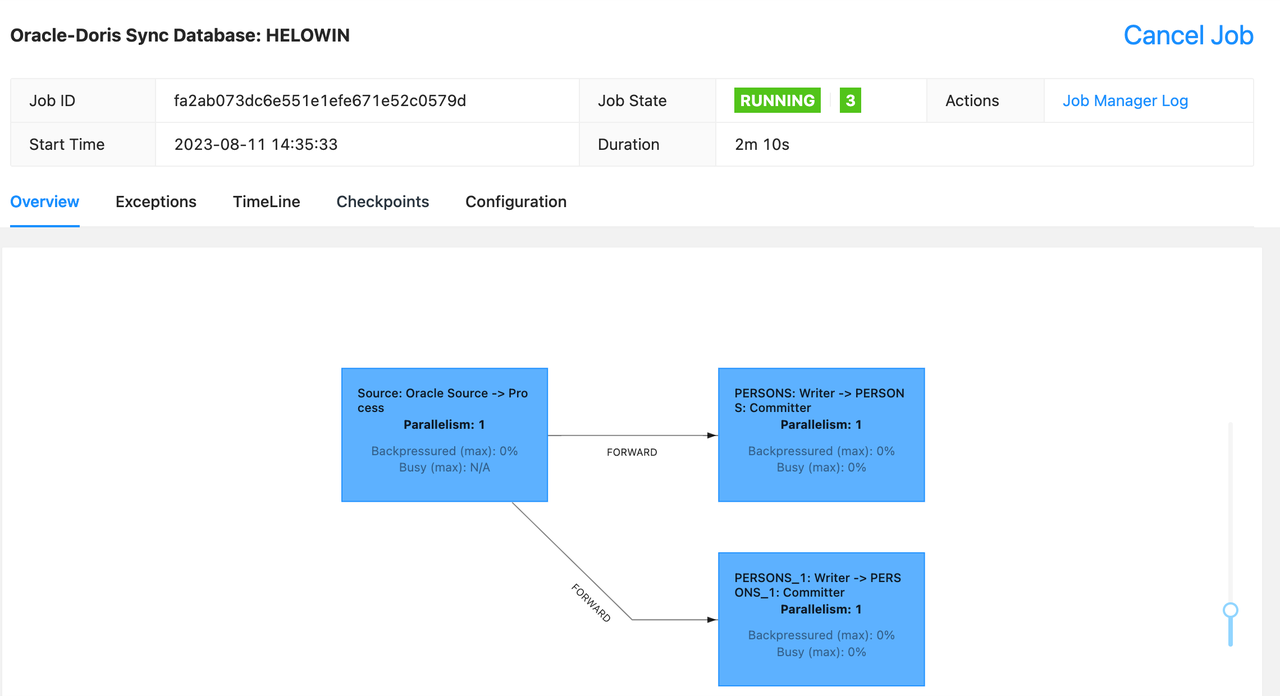  oracle apache doris 