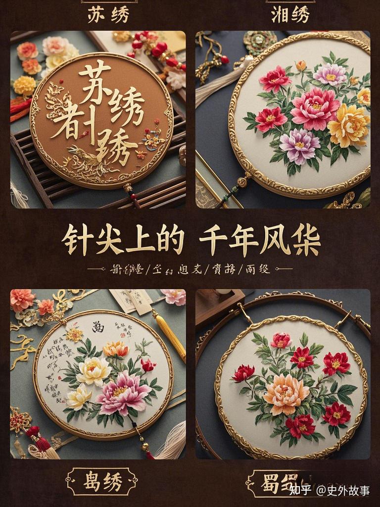历史上著名的四大名绣：针尖上的千年风华 - 知乎