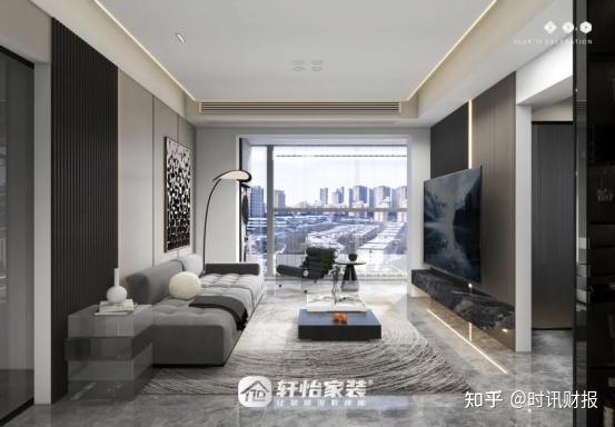 轩怡实景 黑白复式大玩现代风,打造精致时尚居所! - 知乎