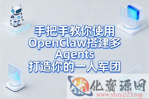 手把手教你使用OpenClaw搭建多Agents打造你的一人军团