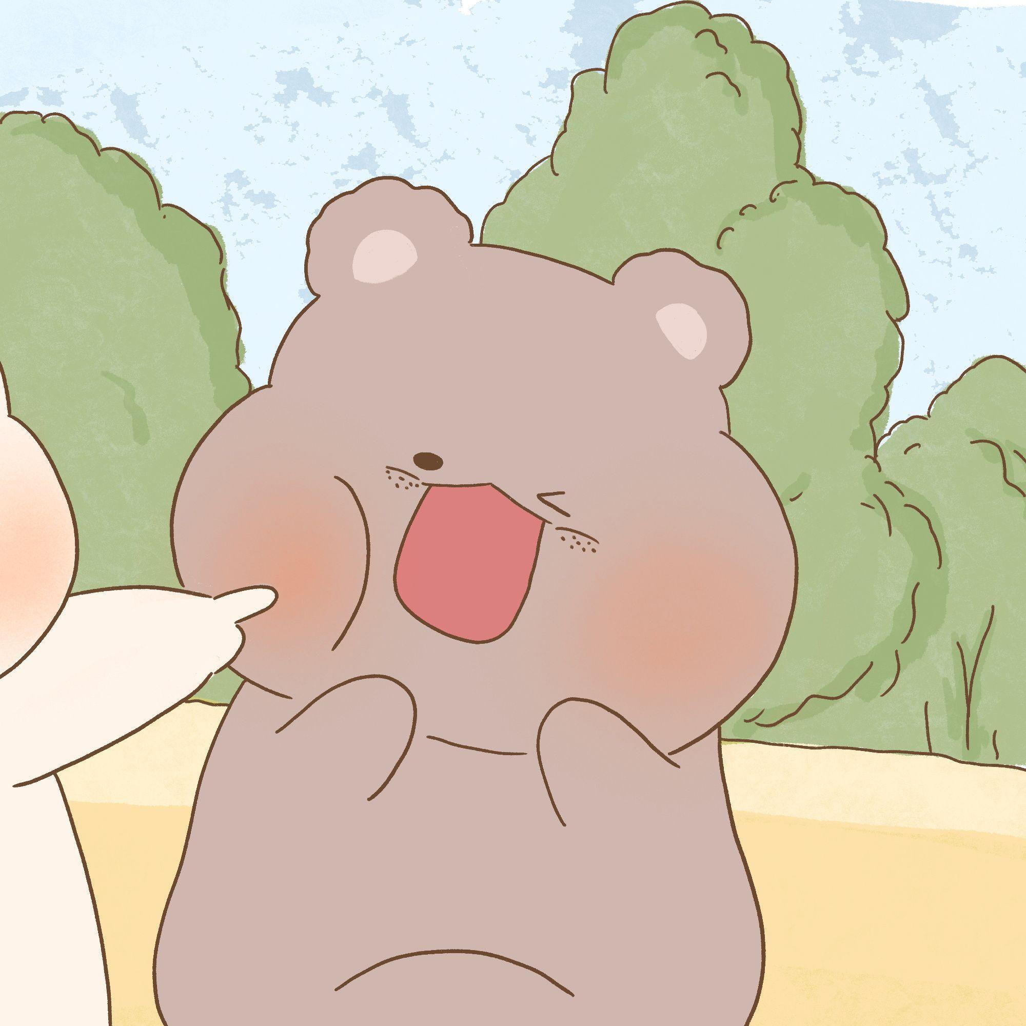 想要一堆兔子和熊的情侣头像,可爱的