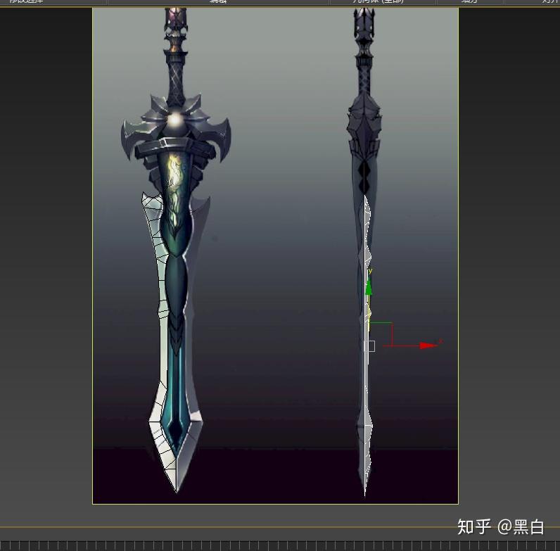 3D制作游戏模型图文教学!剑类武器制作思路! - 知乎