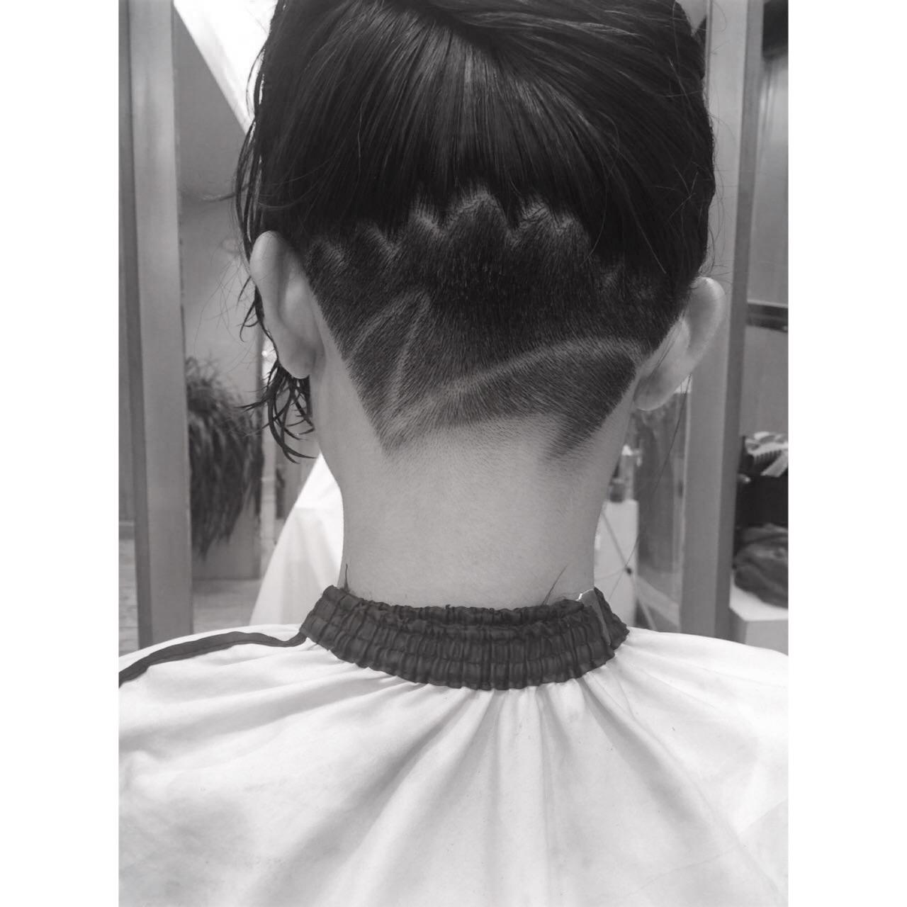 undercut 女图片