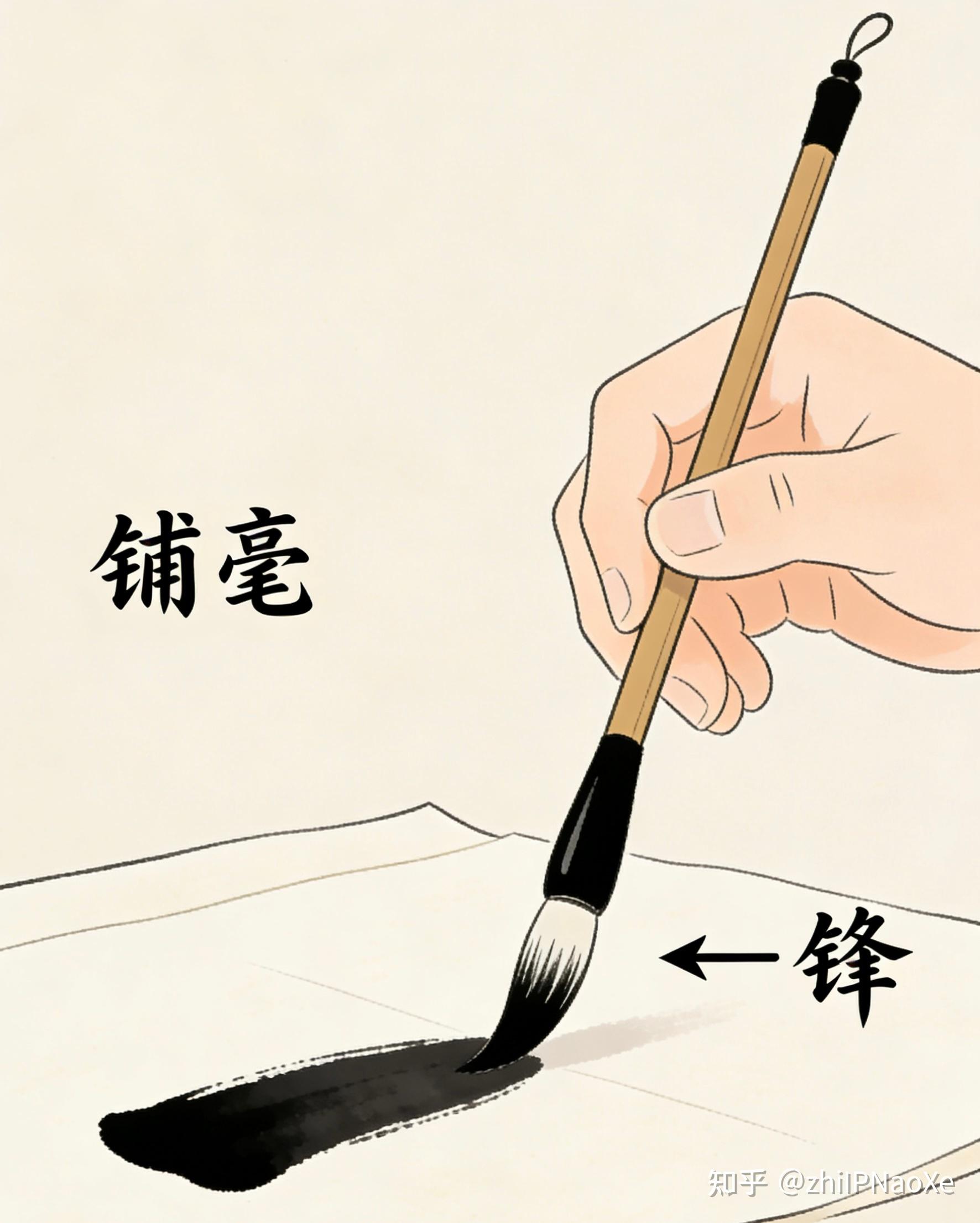 书法别瞎练!笔法就3个字:立、铺、换 - 知乎