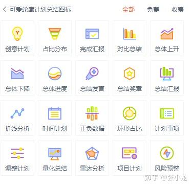 PPT(WPS)总结图标汇总 - 知乎