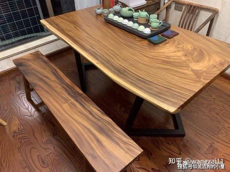 最贴近大自然的茶桌：南美胡桃木实木大板 - 知乎