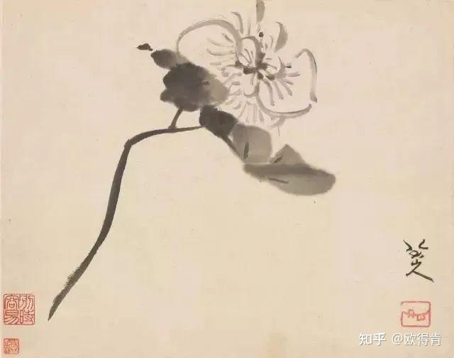 中国花鸟画技法——折枝 - 知乎