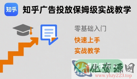 知乎广告投放保姆级实战教学，零基础快速上手