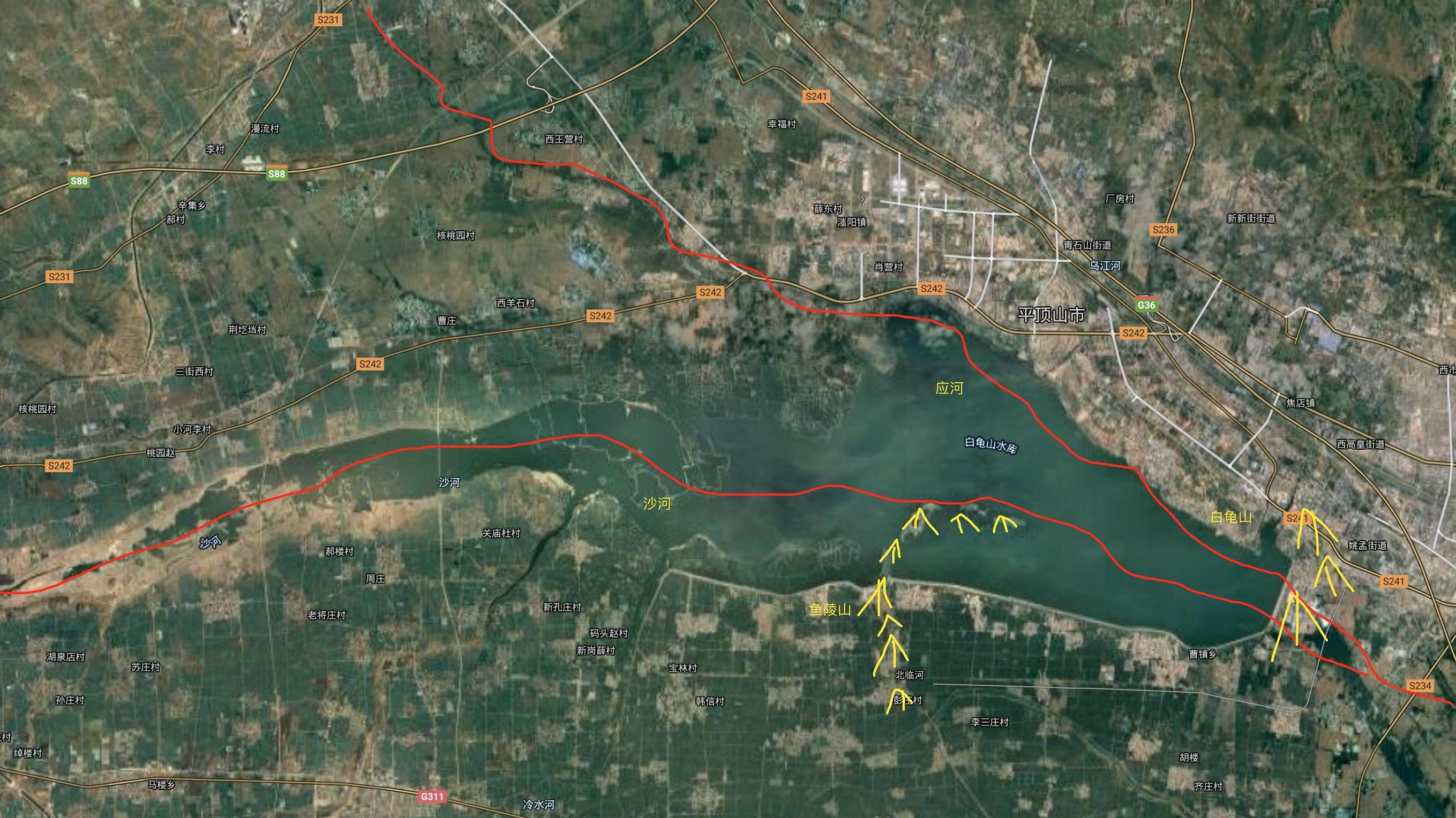 平顶山白龟山水库是人工挖的吗