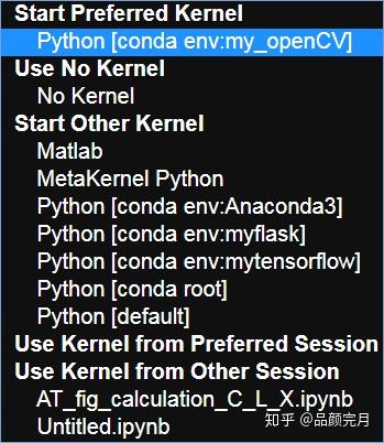 安装OpenCV--conda建立虚拟环境 在jupyter 中添加此环境的kernel - 知乎