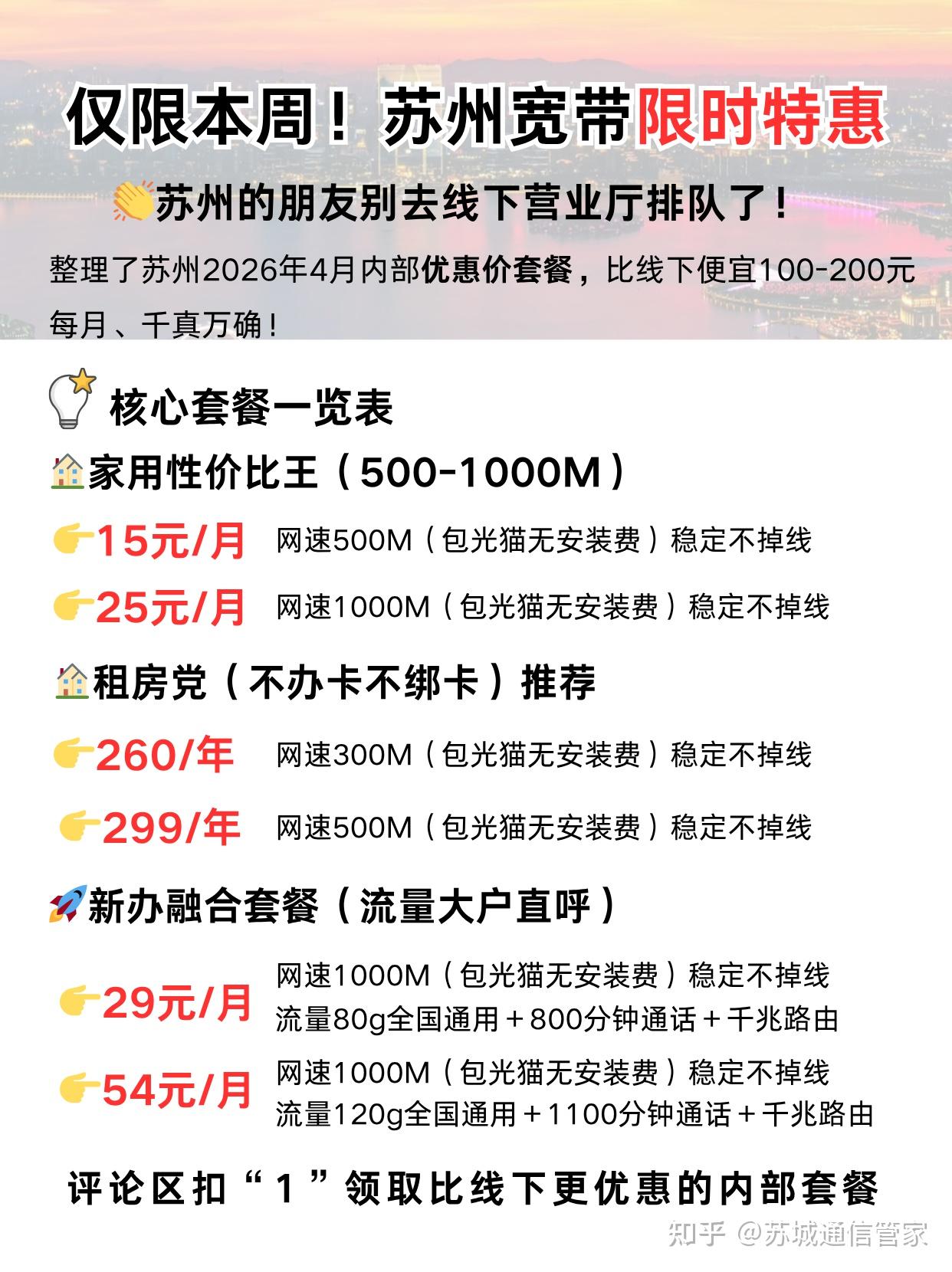 在苏州装宽带拒绝信息差❌