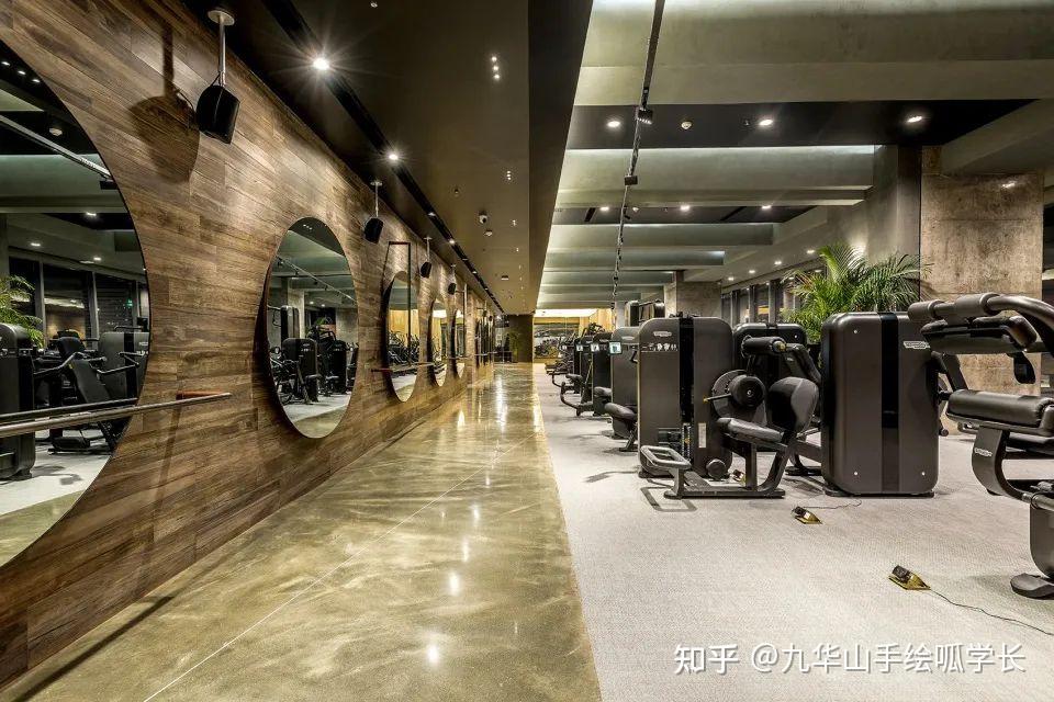 环艺室内|健身房室内空间设计 - 知乎