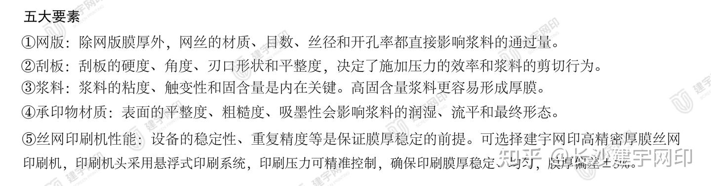 厚膜丝网工艺集锦(十二):如何精准实现膜厚控制? - 知乎