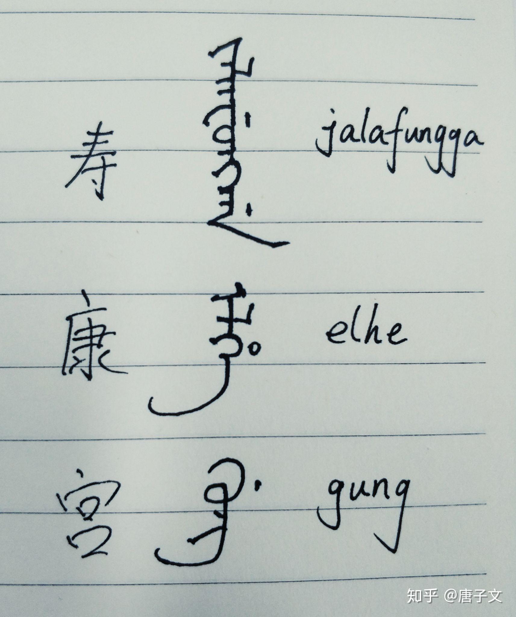 故宫各宫殿满文名