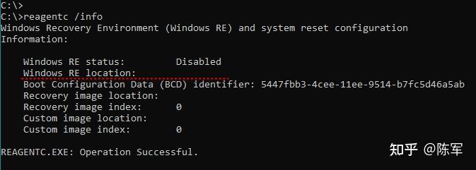 Windows bootmgr: 存放 WinRE 的分区被移动后, 如何修复 WinRE 启动项? - 知乎