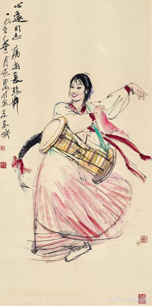 画家黄胄2024年成交最贵的十幅国画作品 - 知乎