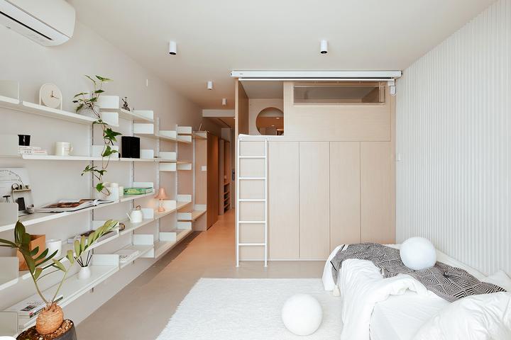 为上学做设计，34m²老破学区房，被树屋木盒盘活了 - 知乎