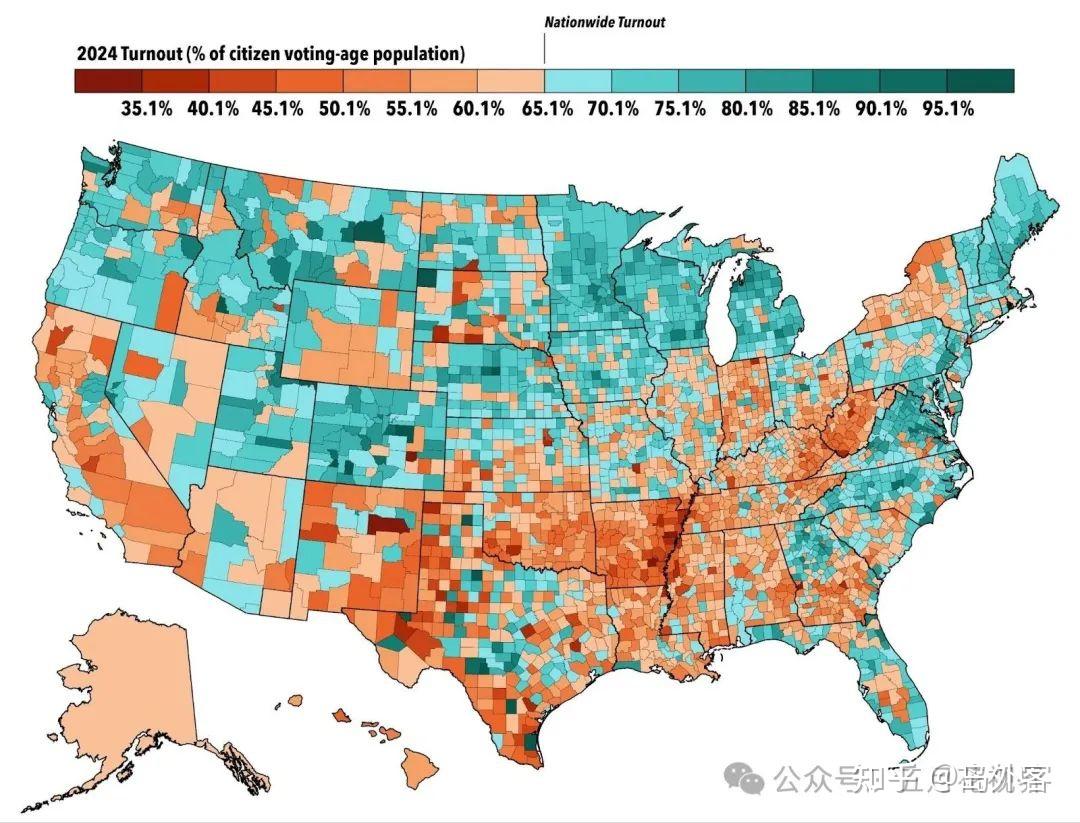 2024大选投票率真相：民主党支持者为何