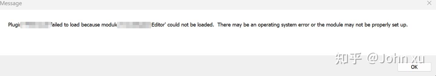 UE_LoadModuleFailed加载模块失败 could not be loaded - 知乎