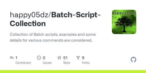 Collection of Batch scripts, examples - 知乎