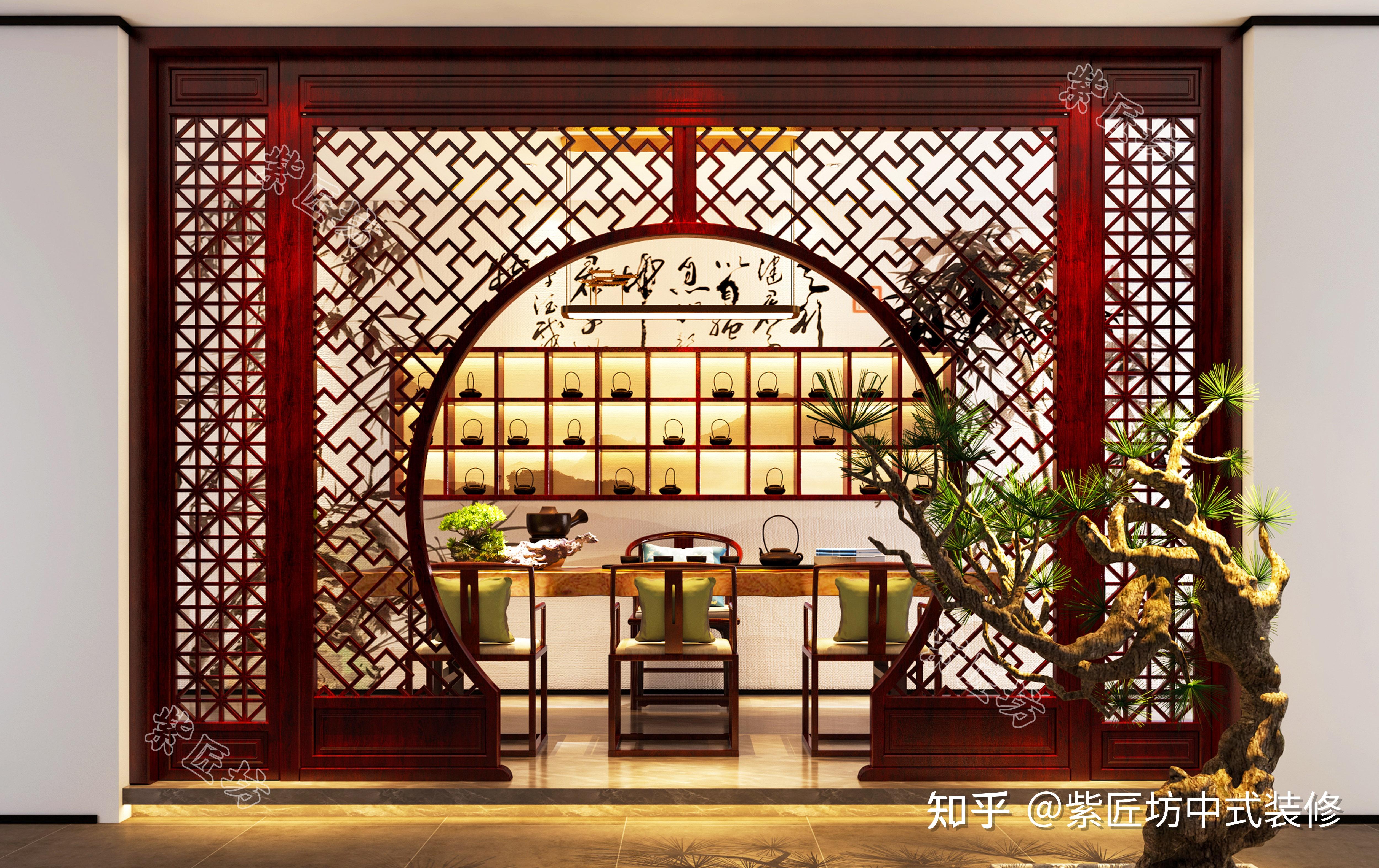 有哪些中式茶室的装修效果图值得借鉴? - 知乎